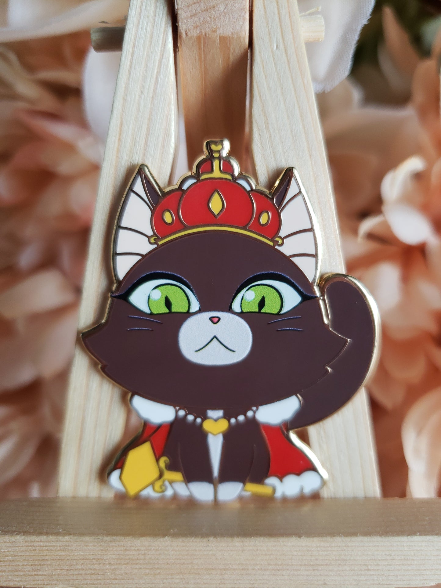 Queen Kitty Hard Enamel Pin