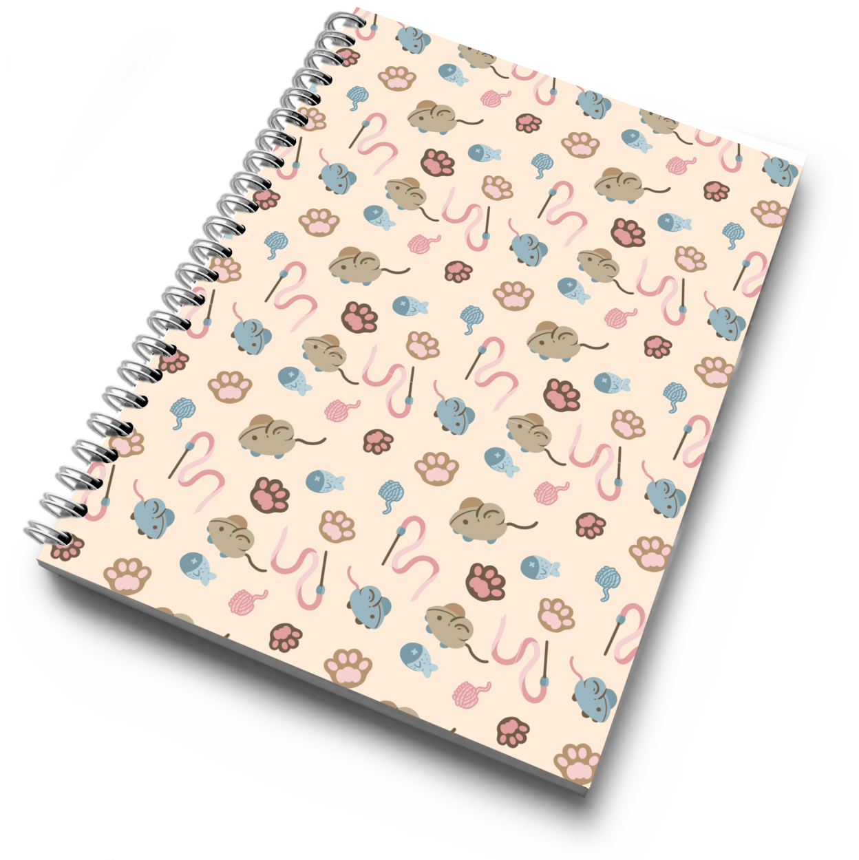 Cat Print Dot Journal