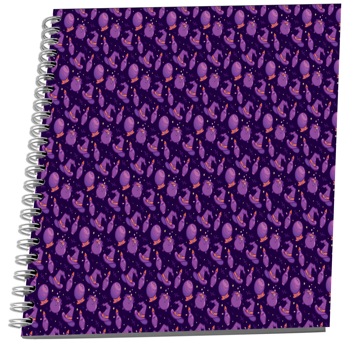 Purple Witch Print Dot Journal
