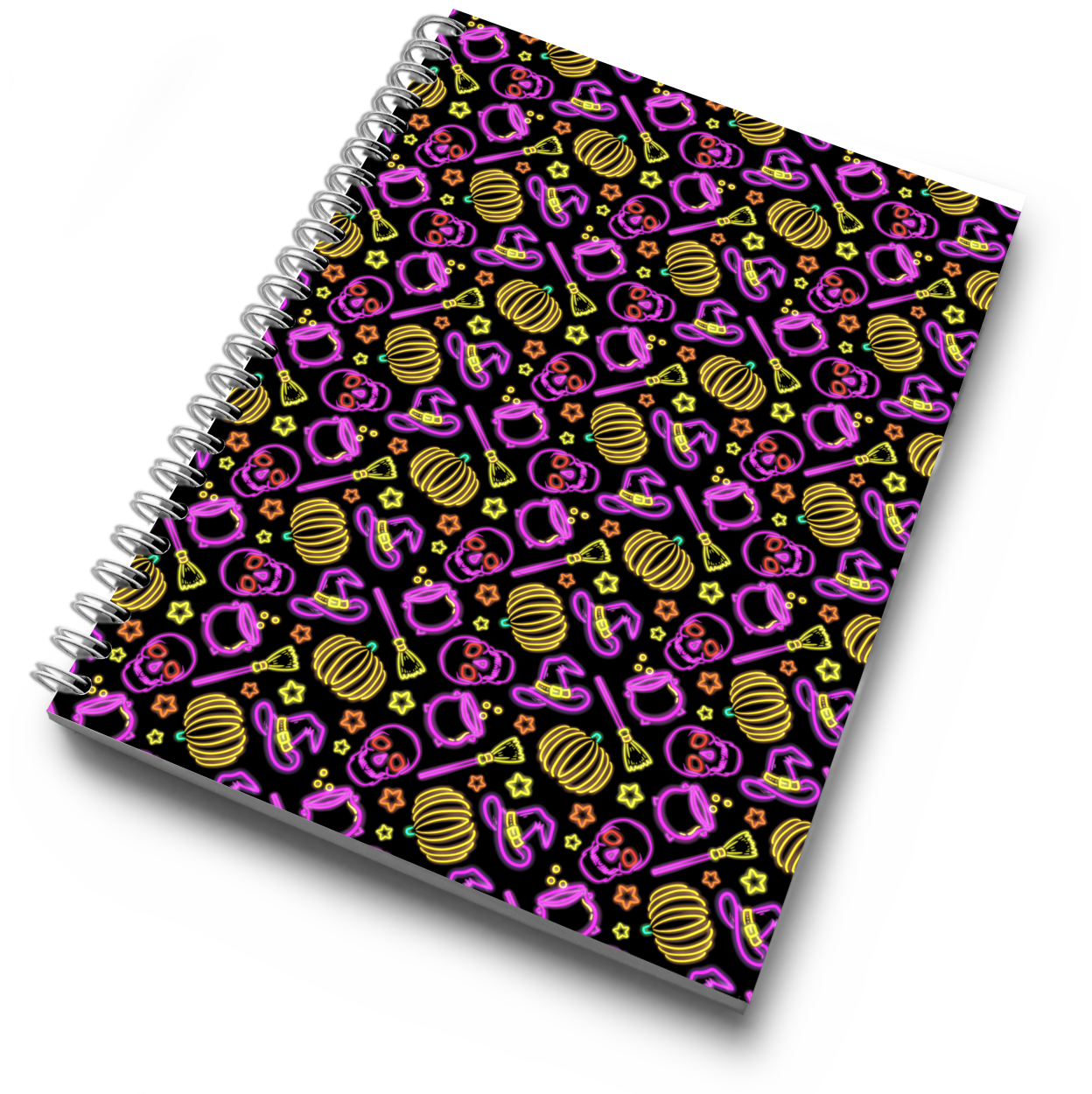 Neon Witch Print Dot Journal