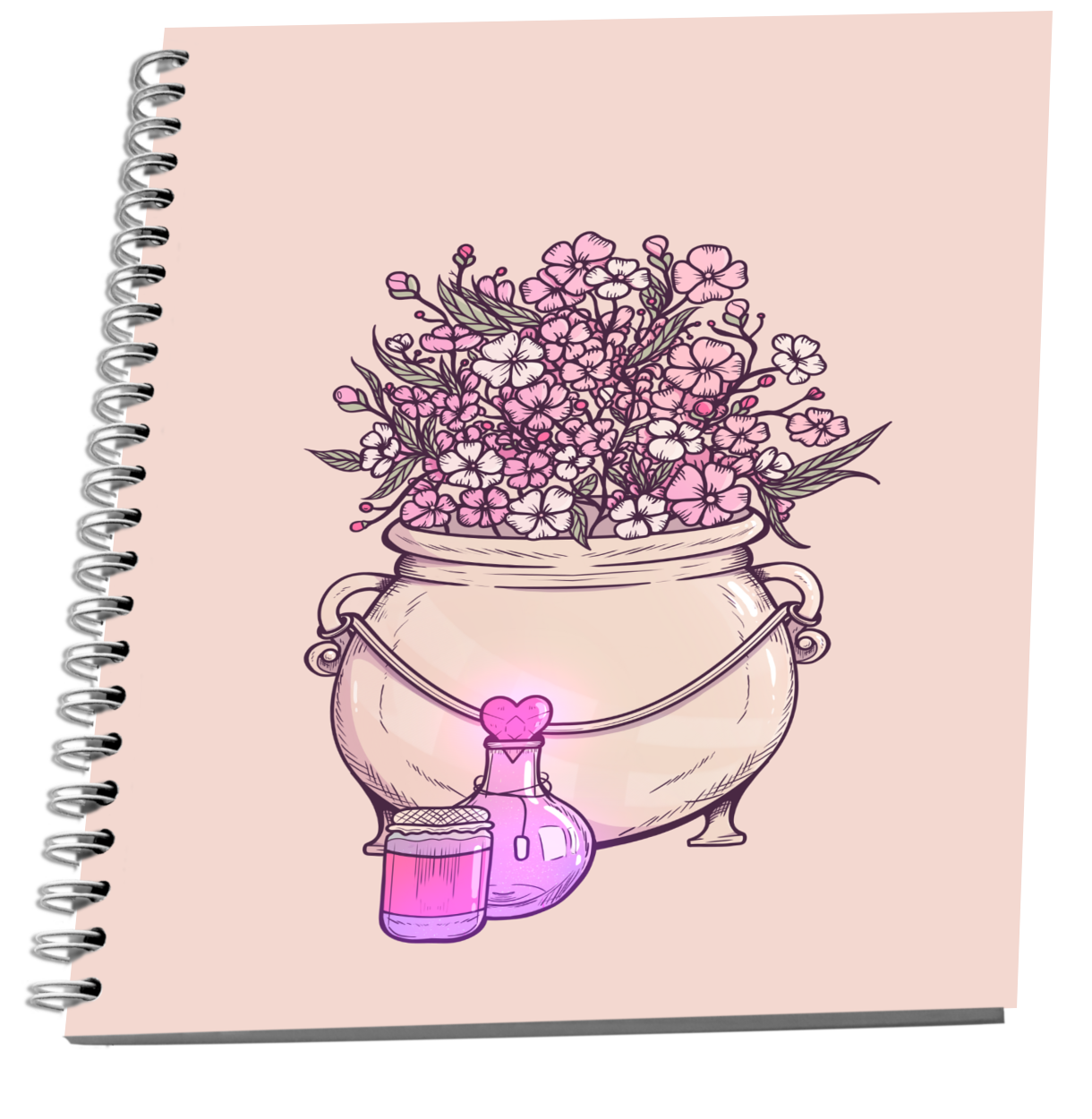 Pink Cauldron Dot Journal