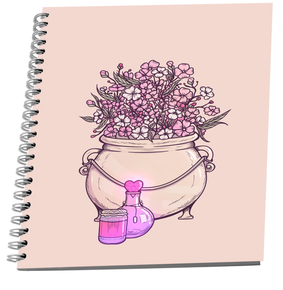 Pink Cauldron Dot Journal