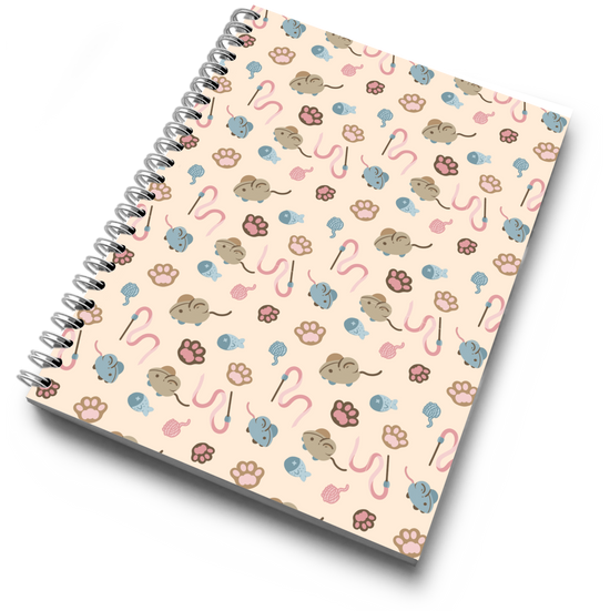 Cat Print Dot Journal